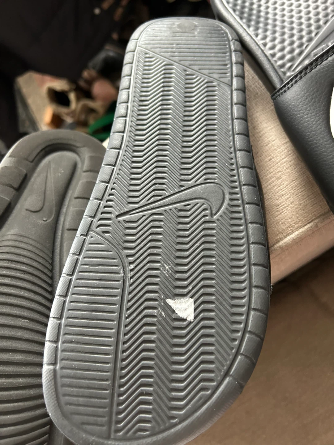 Nike Benassi JDI Slides - Black/White - photo 4