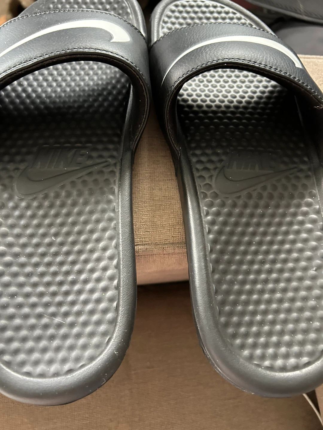 Nike Benassi JDI Slides - Black/White - photo 5