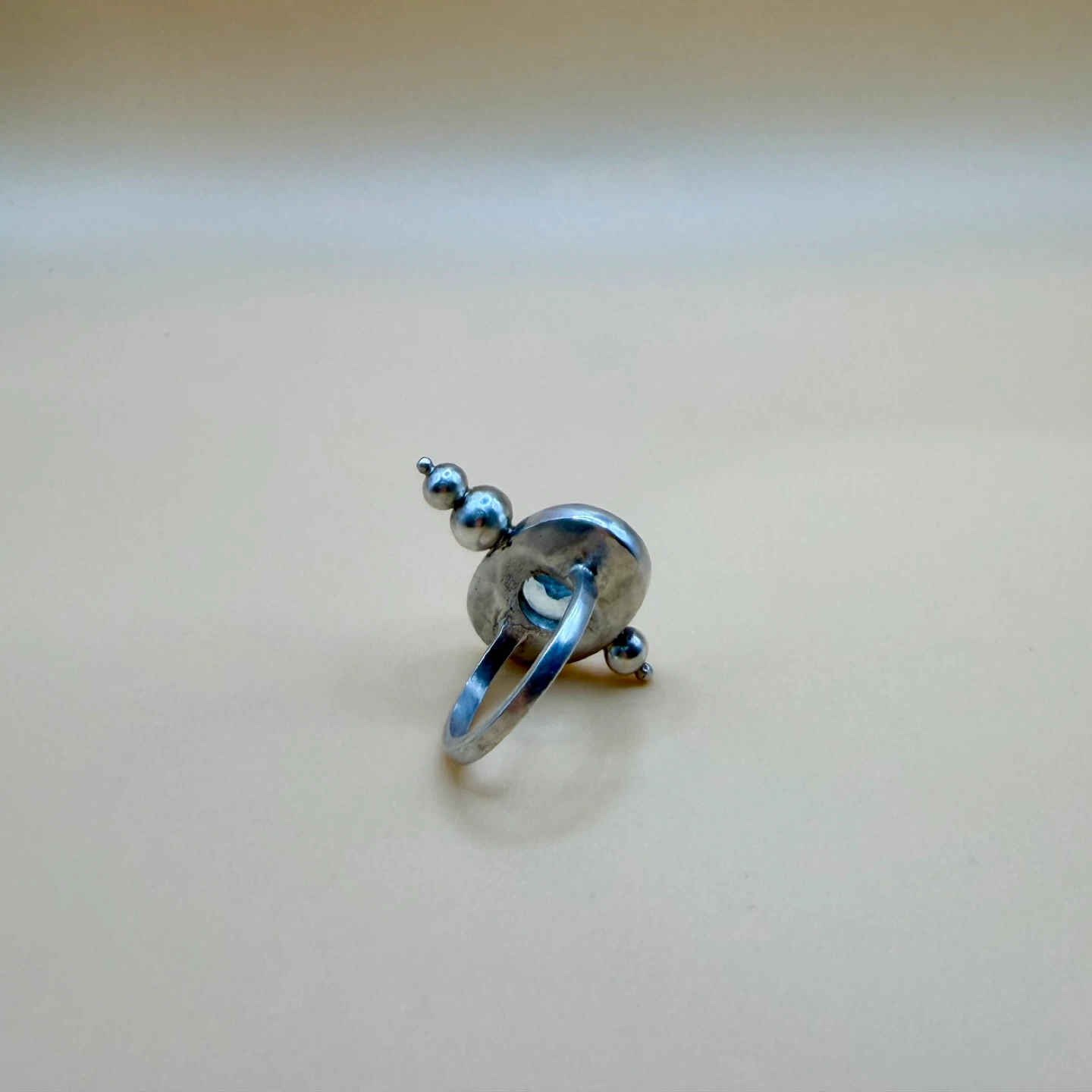 Handmade Aquamarine Sterling Silver Ring - photo 3