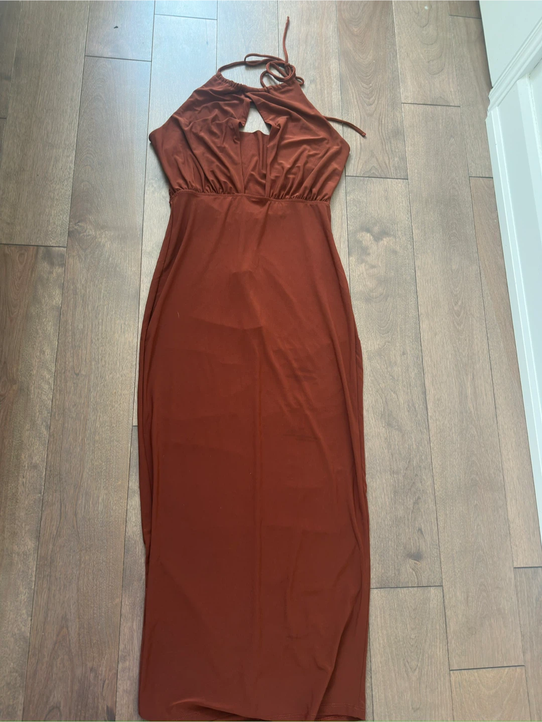 New Fashion Nova Midi Dress - Size M - Rust