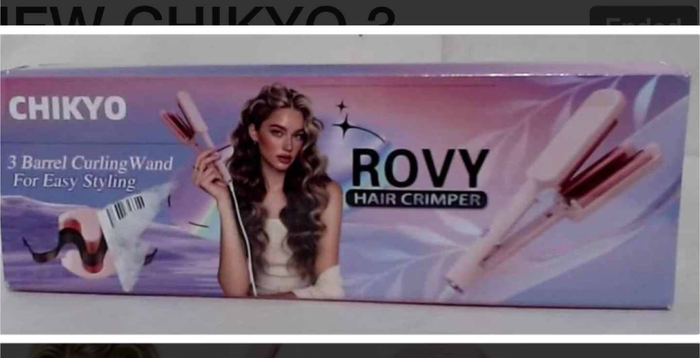 Chikyo Rovy 3 Barrel Hair Crimper - photo 2