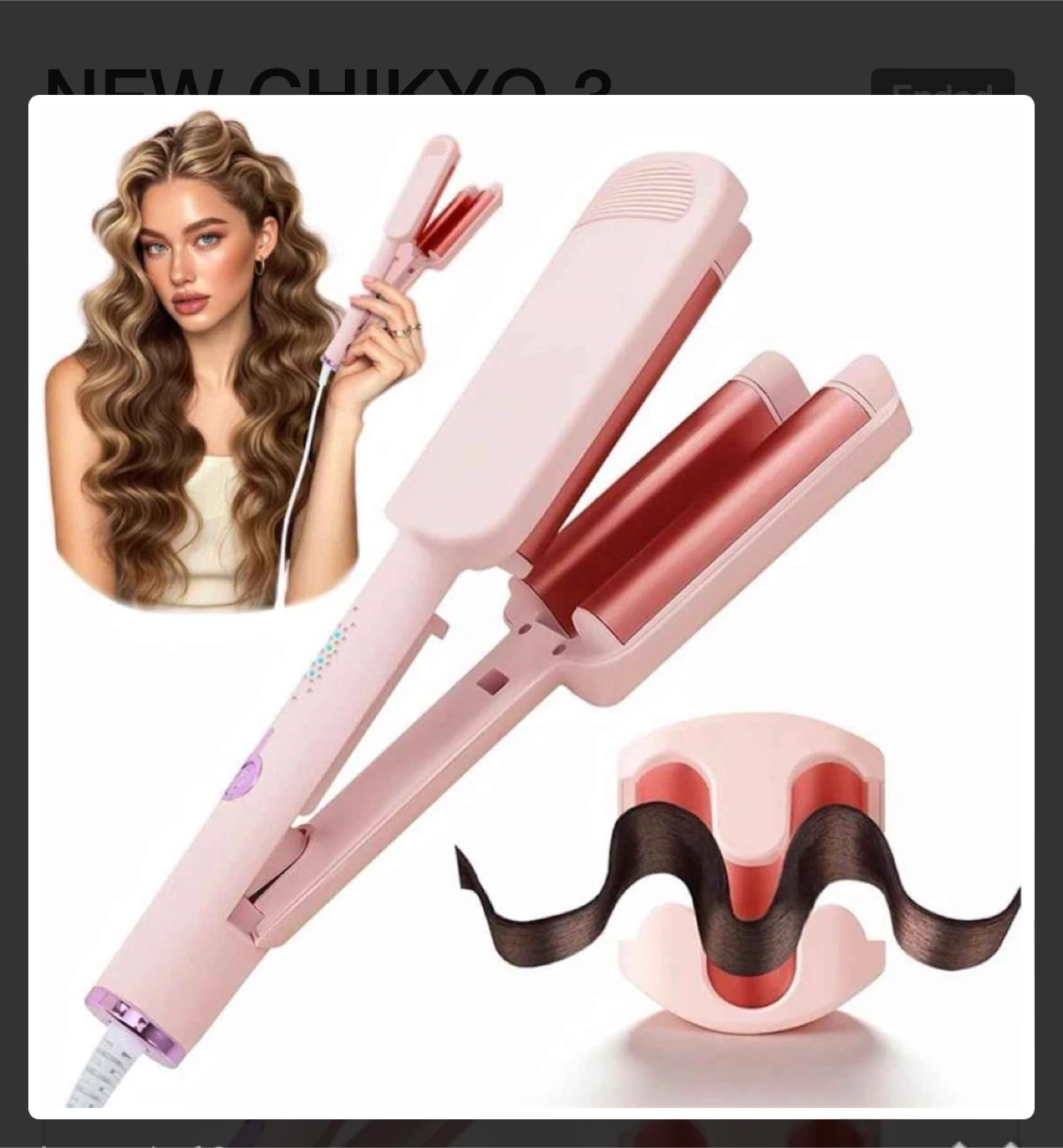Chikyo Rovy 3 Barrel Hair Crimper