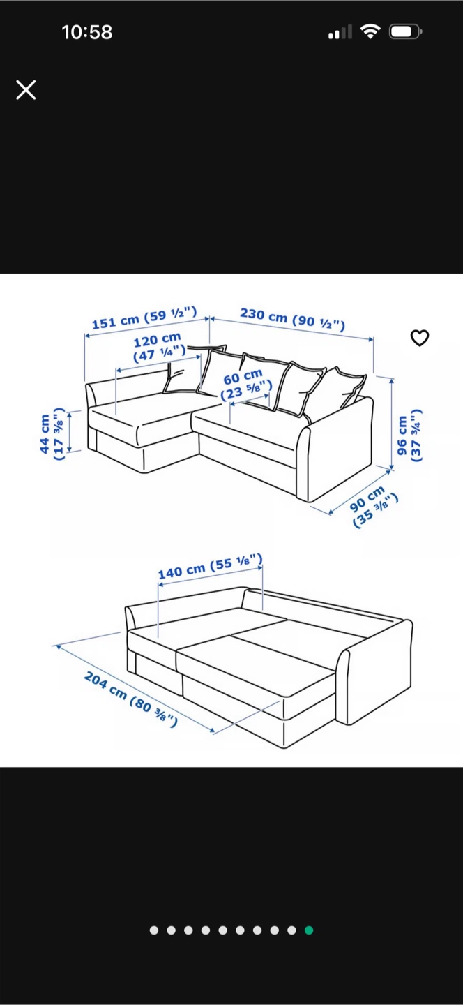 Light Beige Sectional Sofa with Storage and Pull-out Bed - photo 4