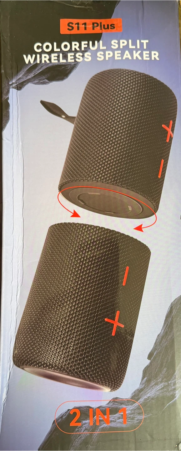 S11 Plus Colorful Split Wireless Speaker - photo 2