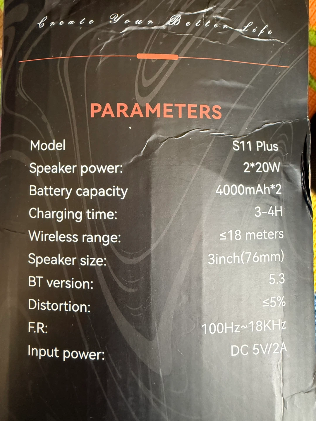 S11 Plus Colorful Split Wireless Speaker - photo 4