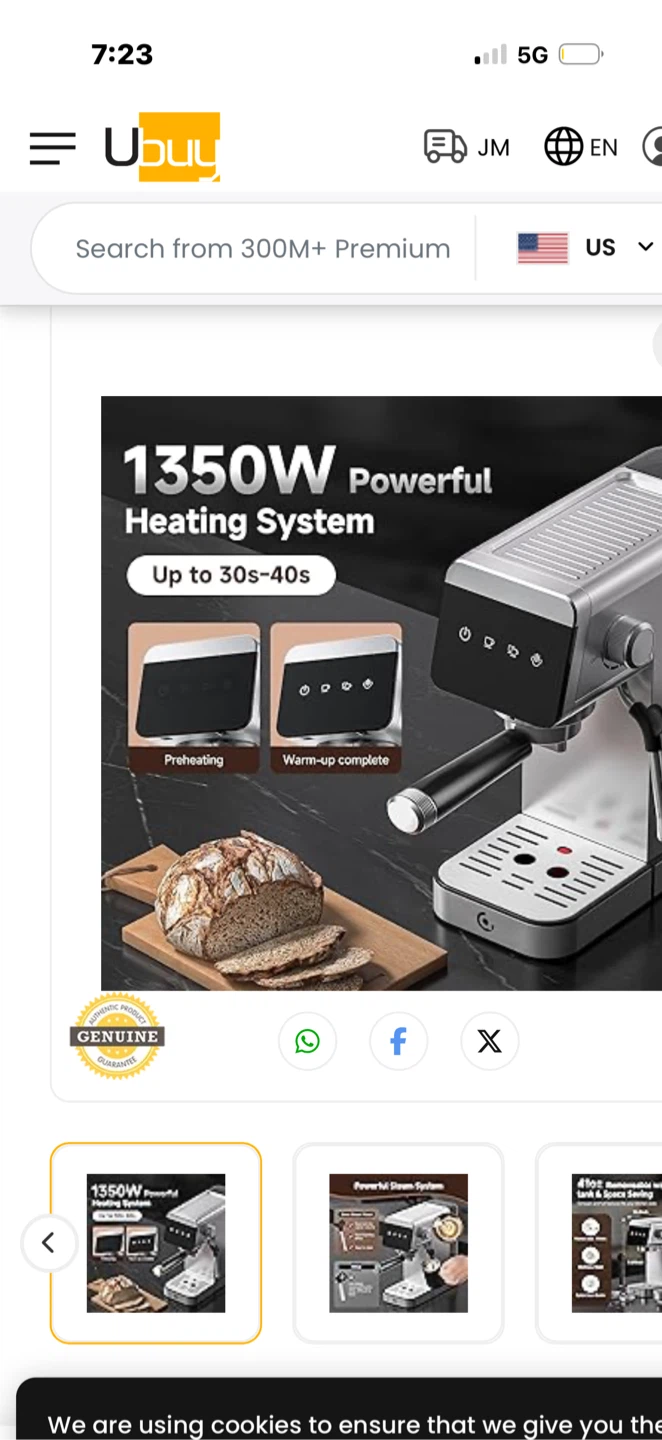AMZCHEF Espresso Machine - photo 3