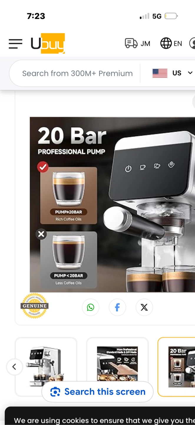 AMZCHEF Espresso Machine - photo 2