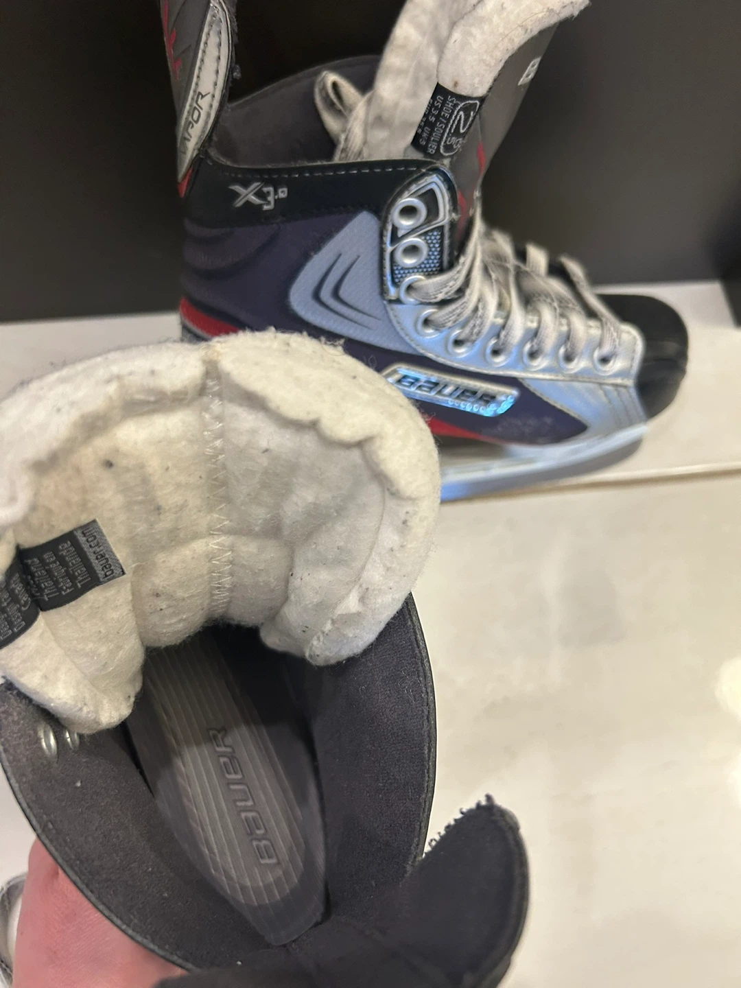 Bauer Vapor X3.0 Hockey Skates - Kids SIZE US 3.5 - photo 5