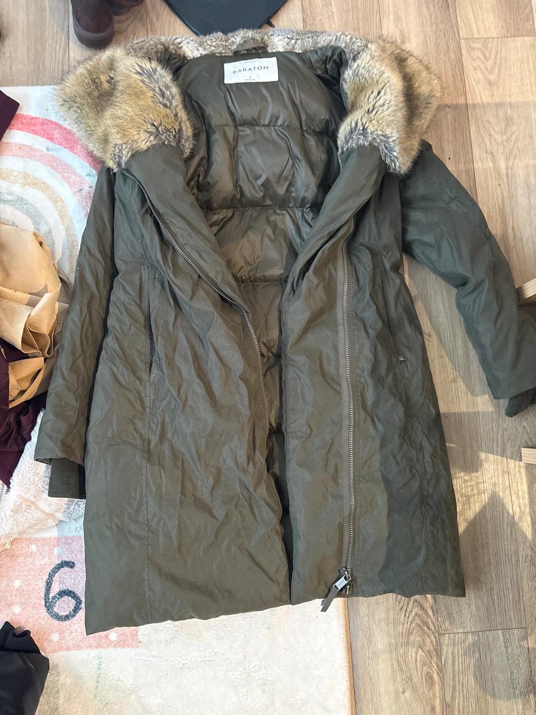 Babaton St. Moritz Parka - Green - Size S