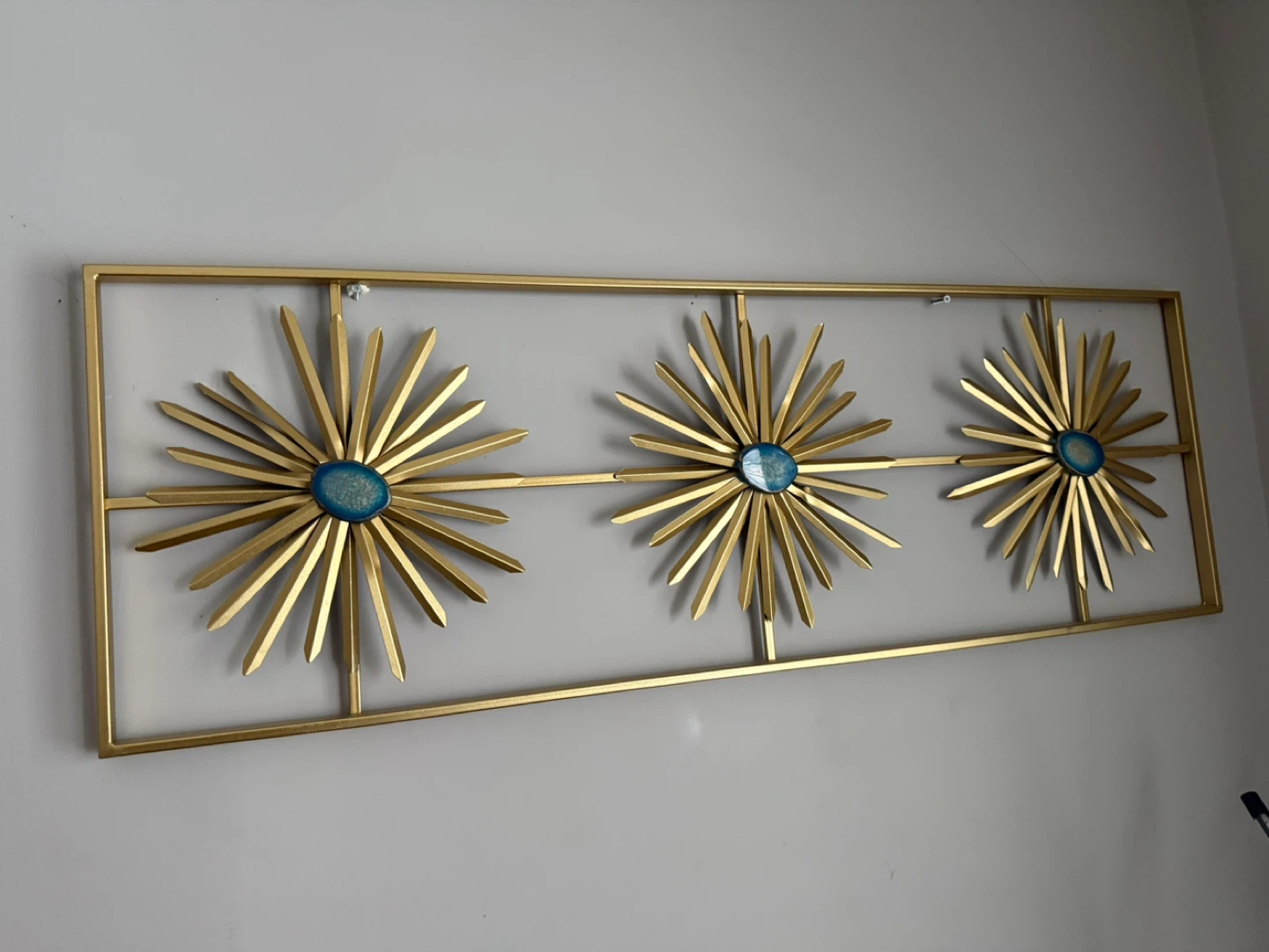 Gold Starburst Wall Art( 16.5/48.5)