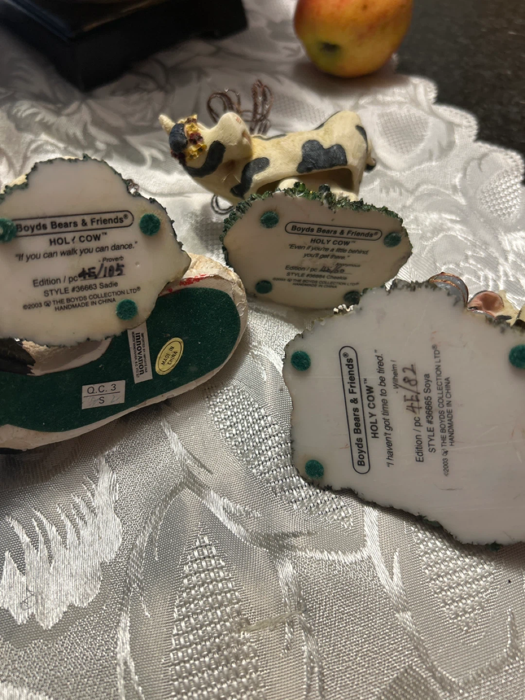 Boyds Bears & Friends Holy Cow! Figurines (Set of 3) - photo 2