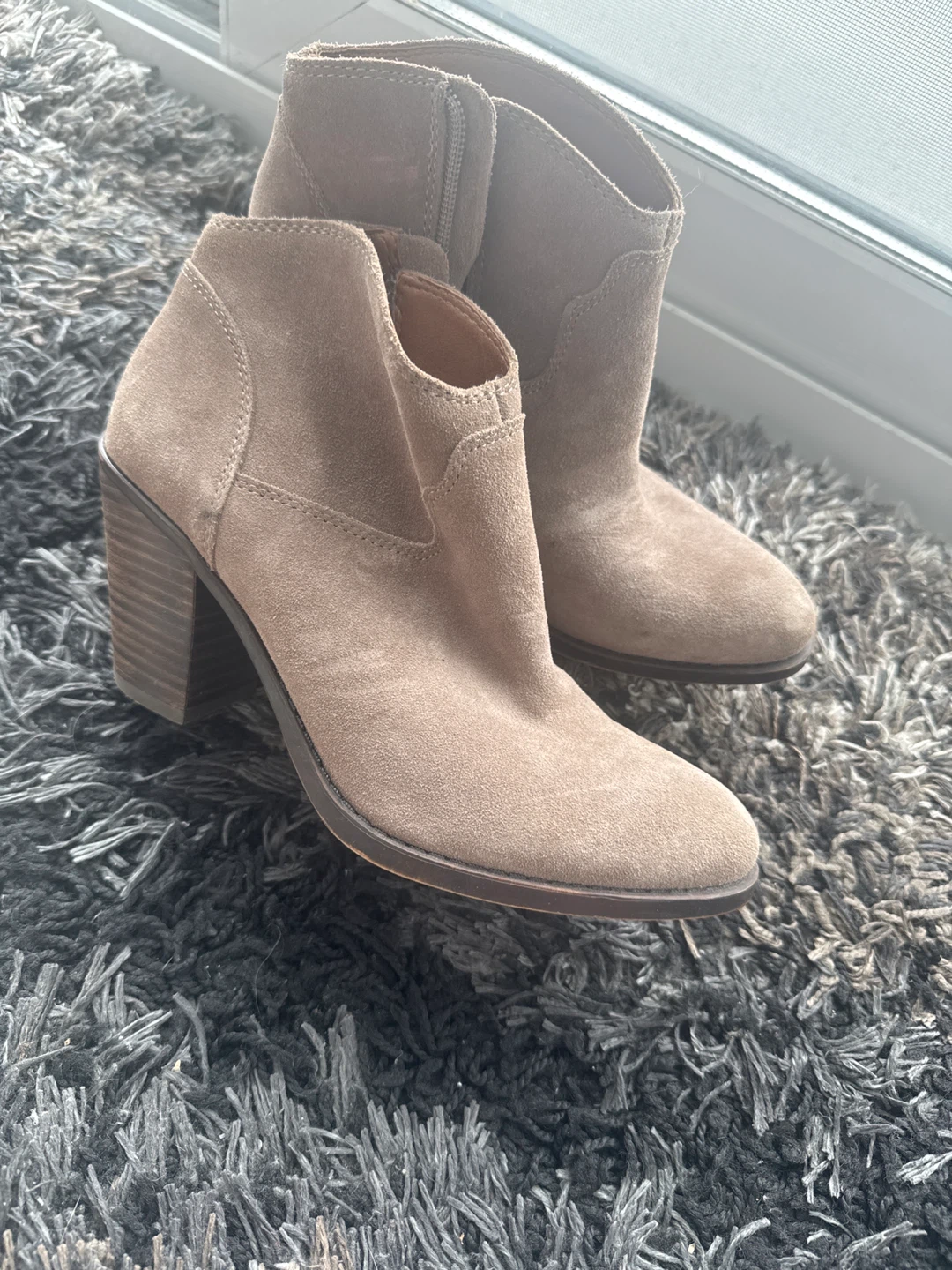 Lucky Brand Suede Ankle Boots