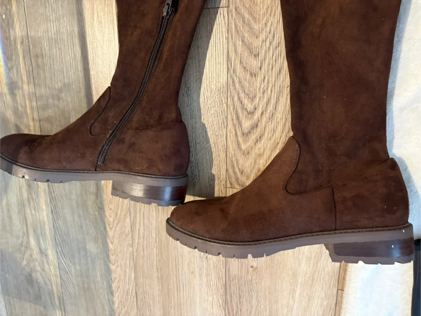 Steve Madden Brown Suede Over-the-Knee Boots