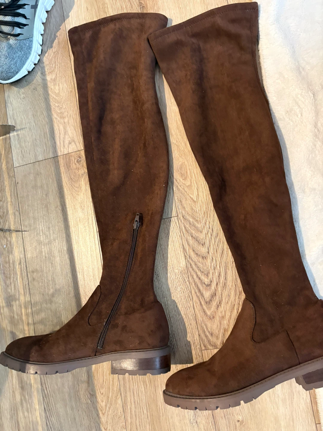 Steve Madden Brown Suede Over-the-Knee Boots - photo 2