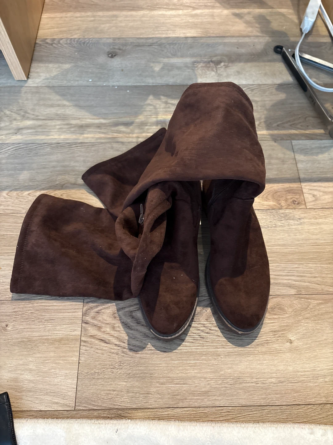 Steve Madden Brown Suede Over-the-Knee Boots - photo 3