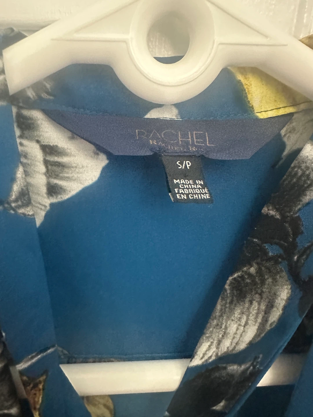 Rachel Rachel Roy Blue Floral Sleeveless Blouse S/P - photo 3