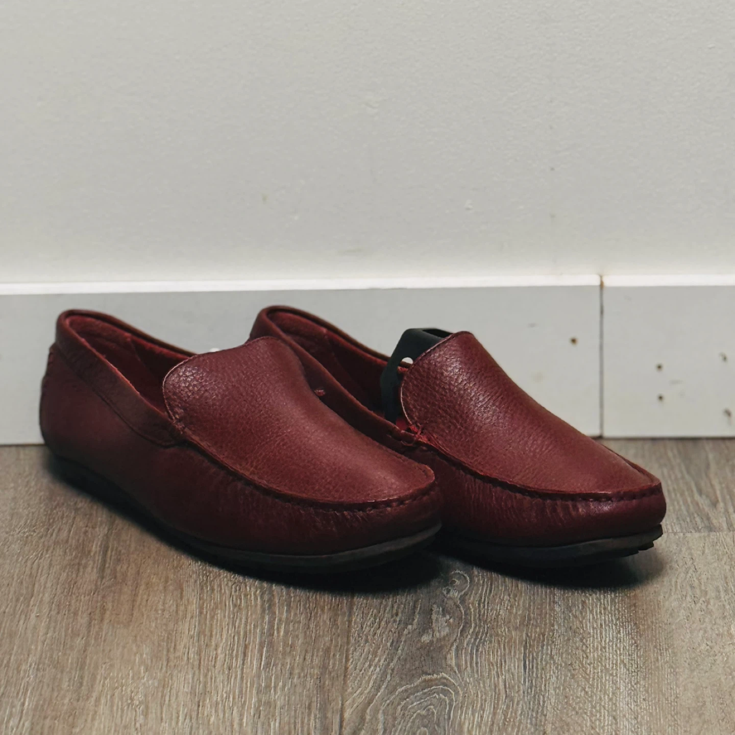 Burgundy Leather Loafers and other men size 9,10,11 - photo 5