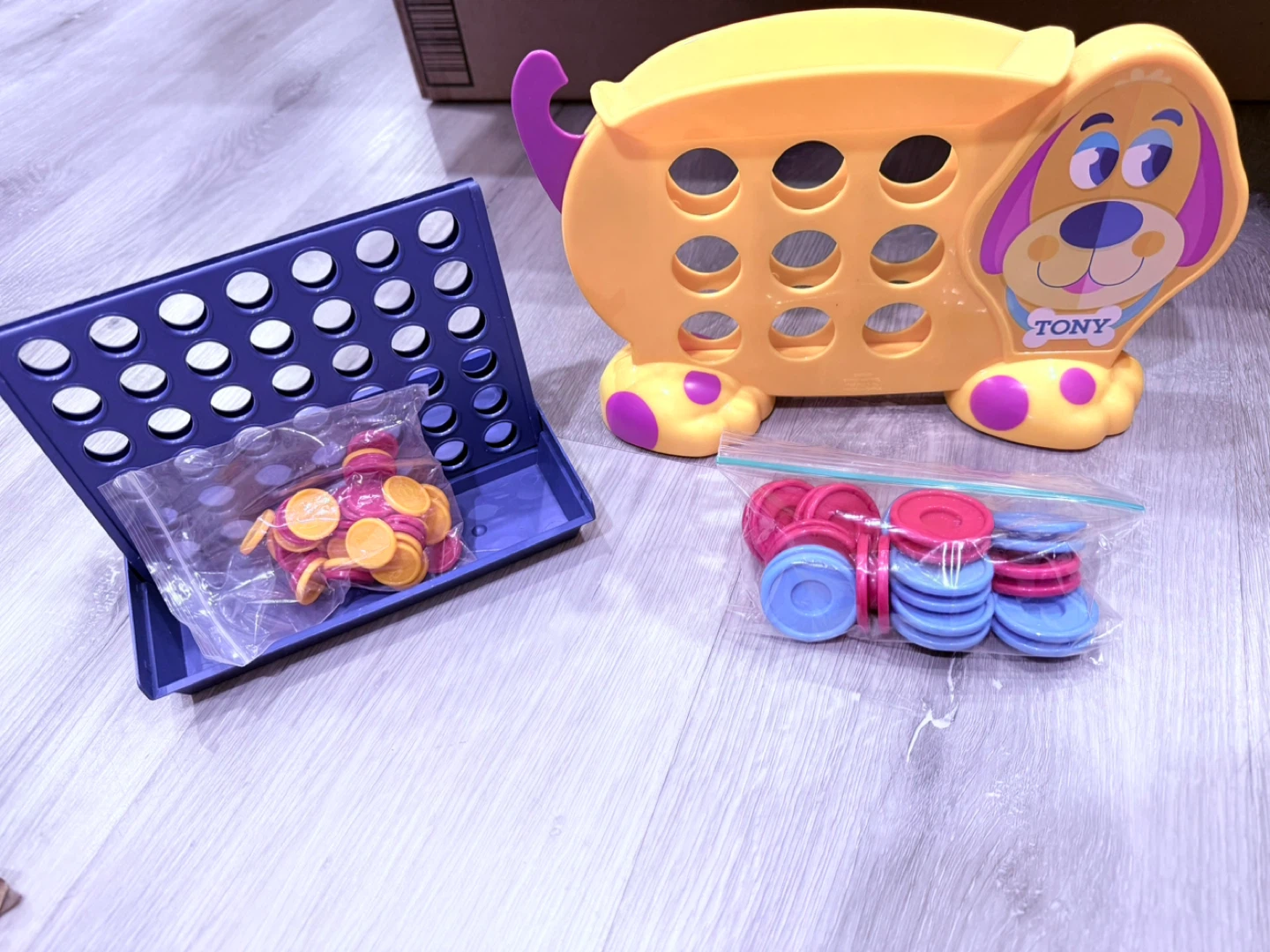 Connect 4 Game with Tony the Dog Sorting Toy