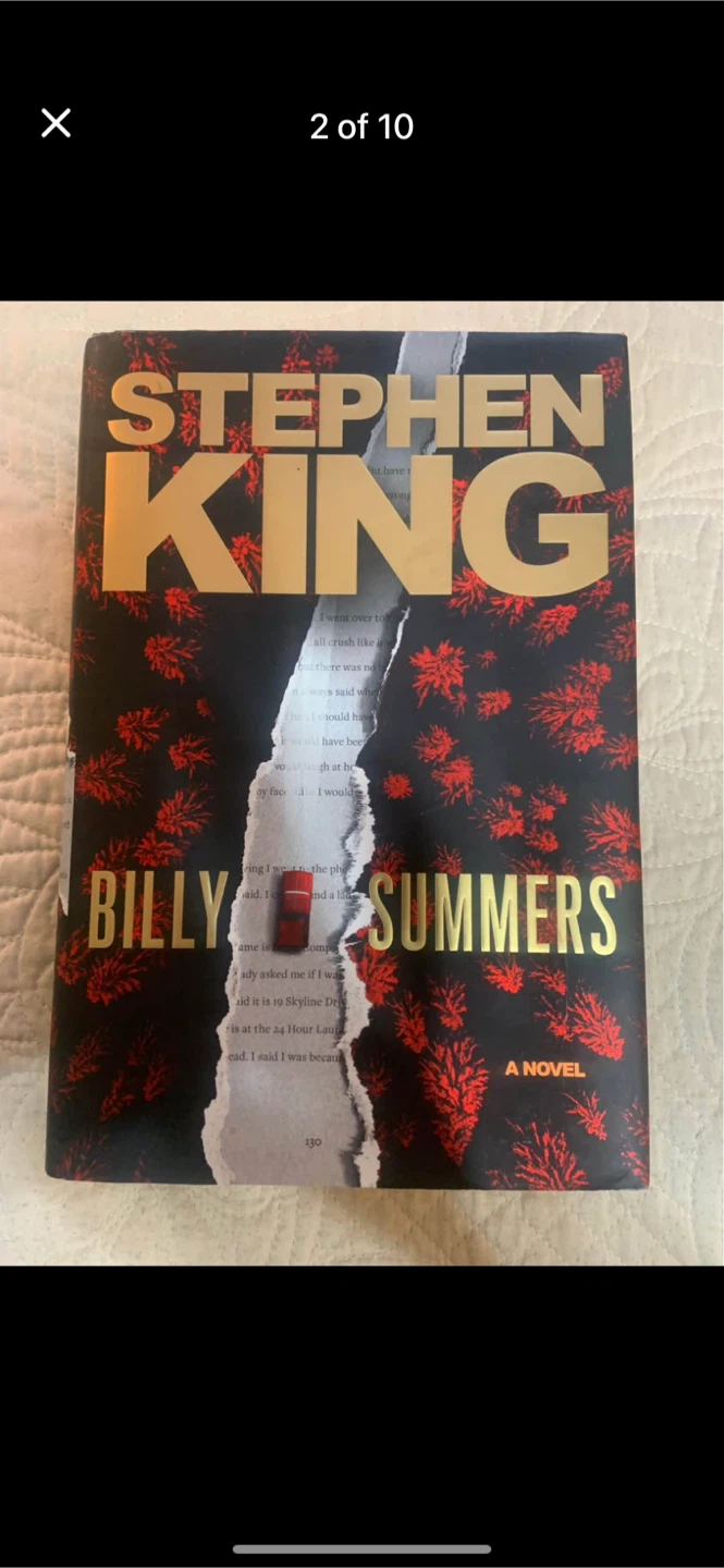 Stephen King Billy Summers Novel - photo 2