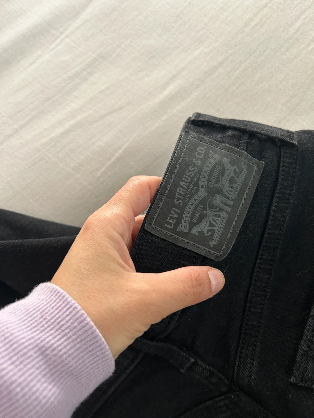 Levi's Black Denim Jeans W26 L27 - photo 2