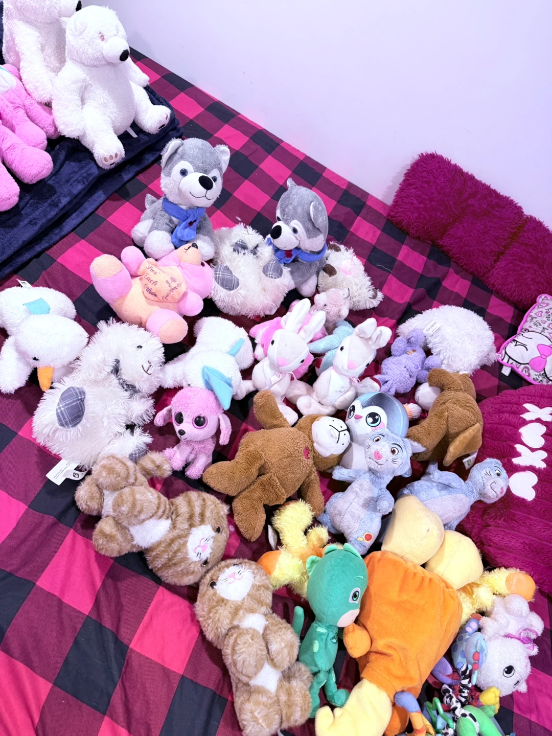 Assorted Plush Stuffed Animals