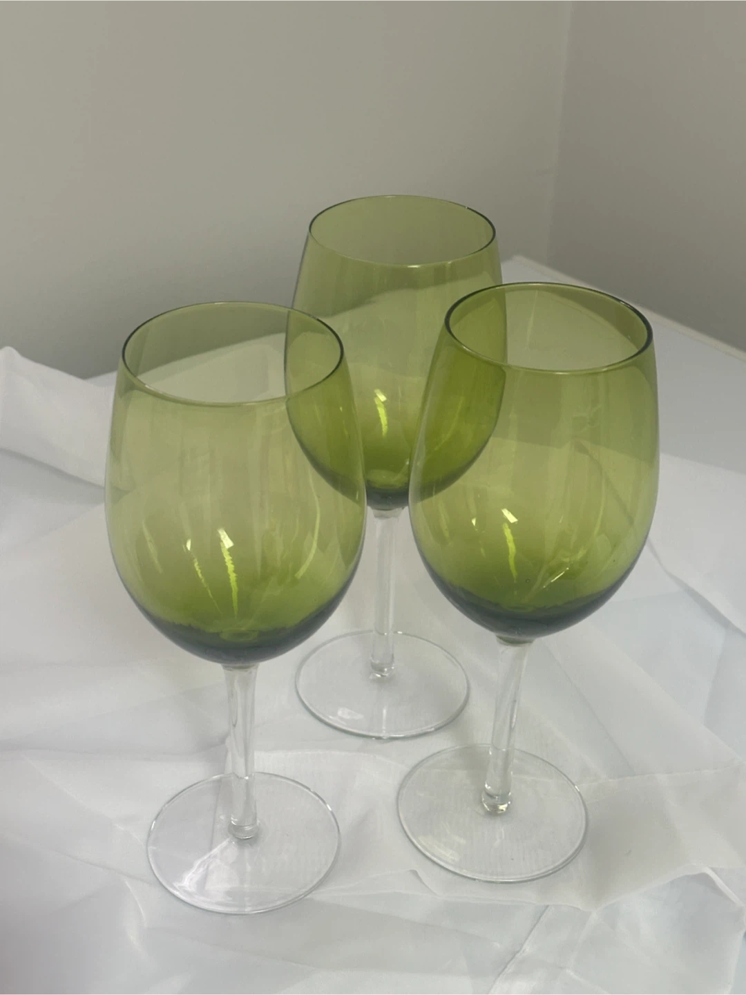 Stunning Green Glasses x 3 - photo 4