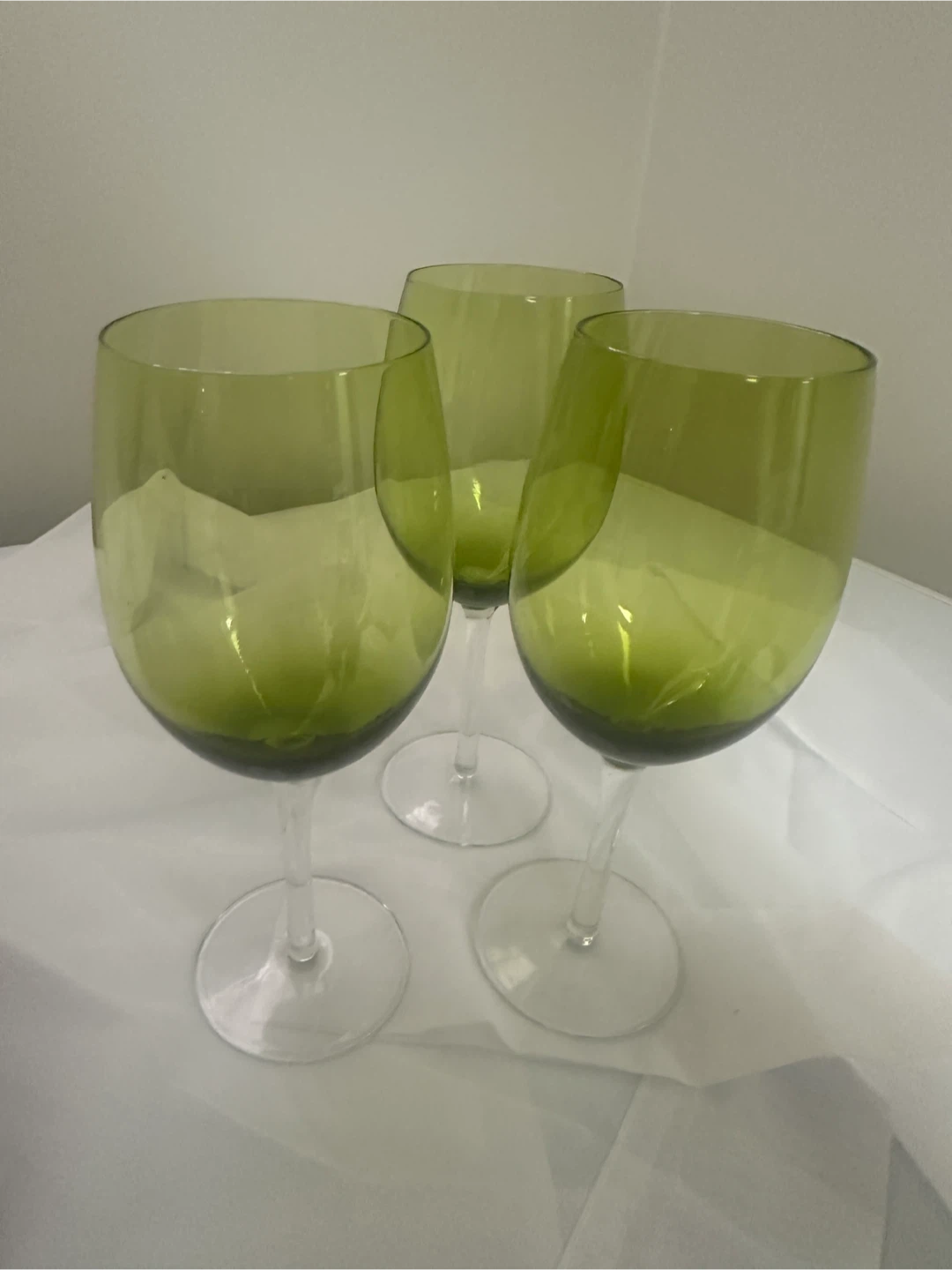 Stunning Green Glasses x 3 - photo 2