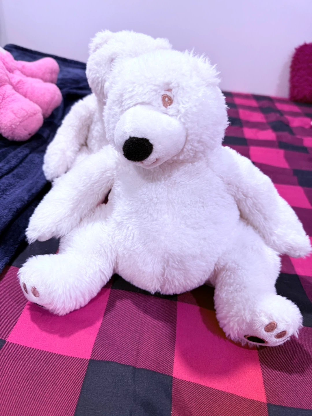 White Teddy Bear Plush Toy - photo 4