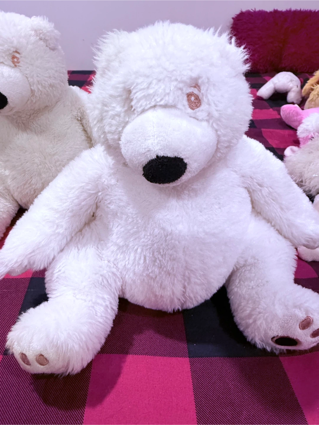 White Teddy Bear Plush Toy - photo 2