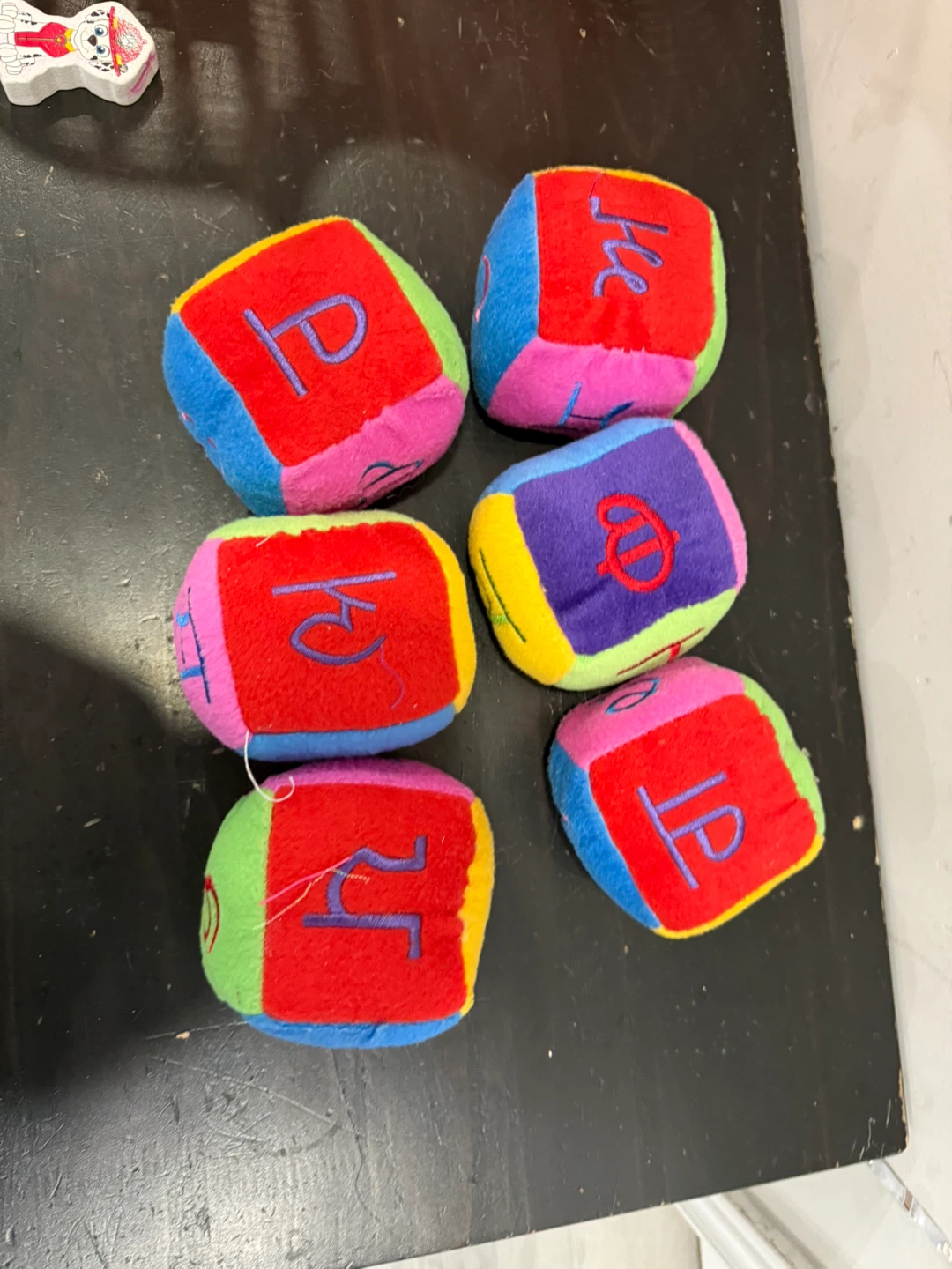 Set of 6 Plush Alphabet Blocks - photo 2