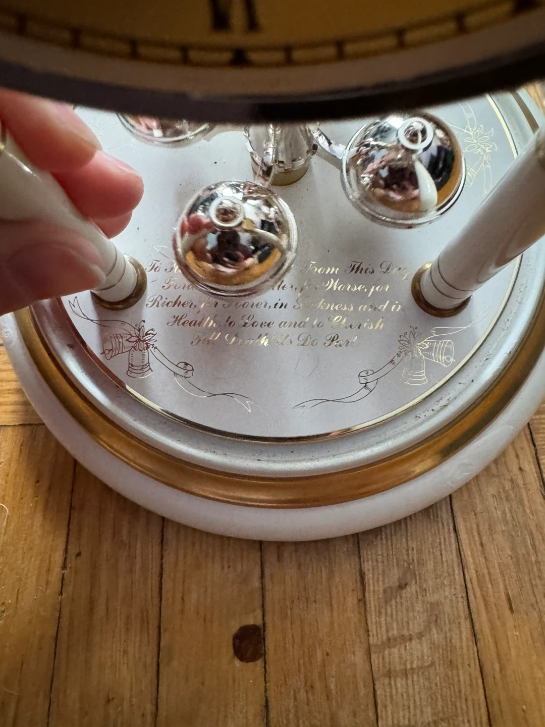König Glass Dome Clock with Pendulum - photo 2