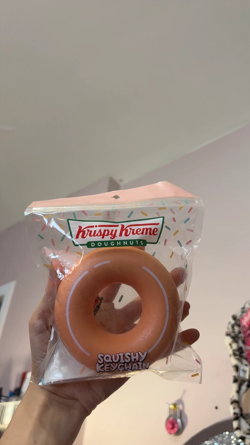 Krispy Kreme Doughnuts Squishy Keychain