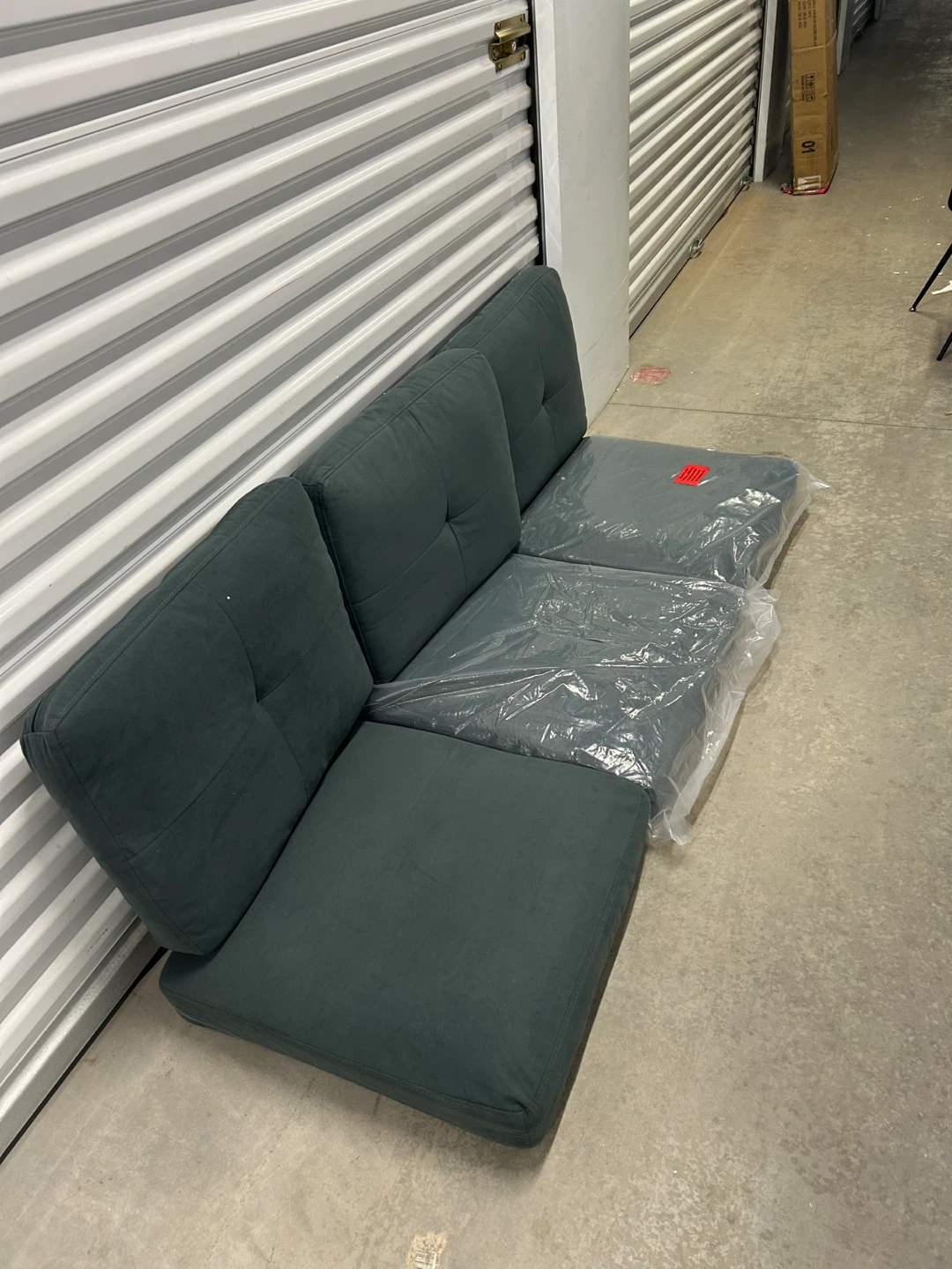 New Dark Grey Sofa Back and Seat Cushions - photo 2