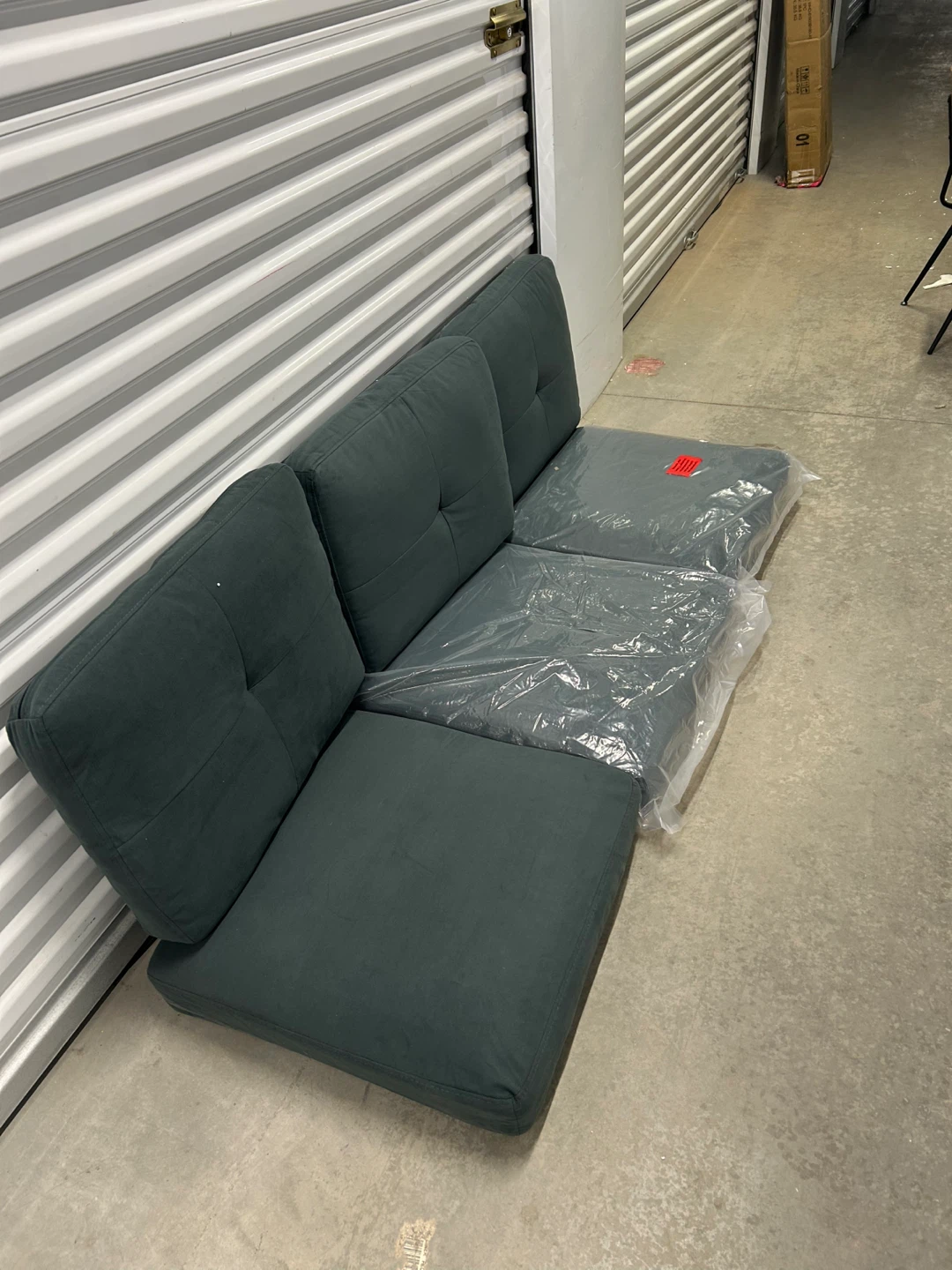 New Dark Grey Sofa Back and Seat Cushions