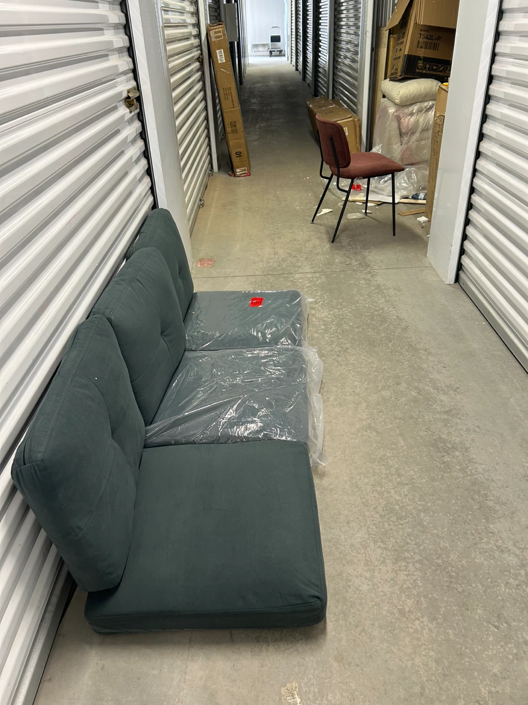 New Dark Grey Sofa Back and Seat Cushions - photo 3
