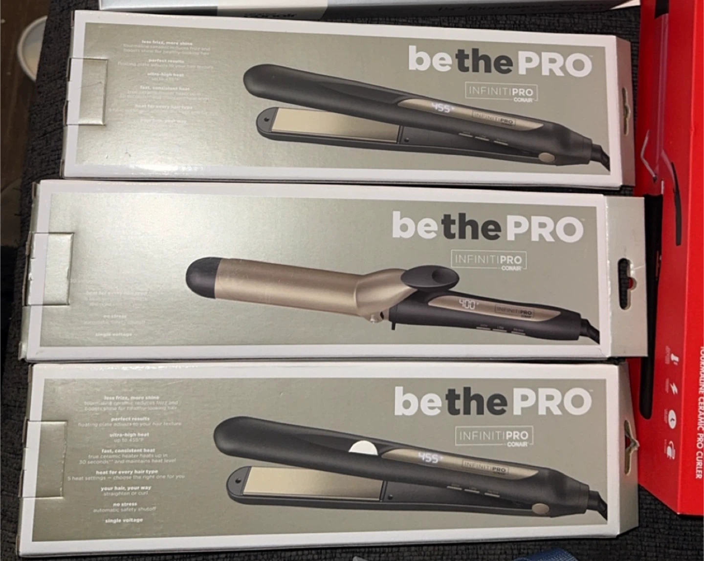 Conair InfinitiPRO be the PRO Hair Straightener & Curler Set