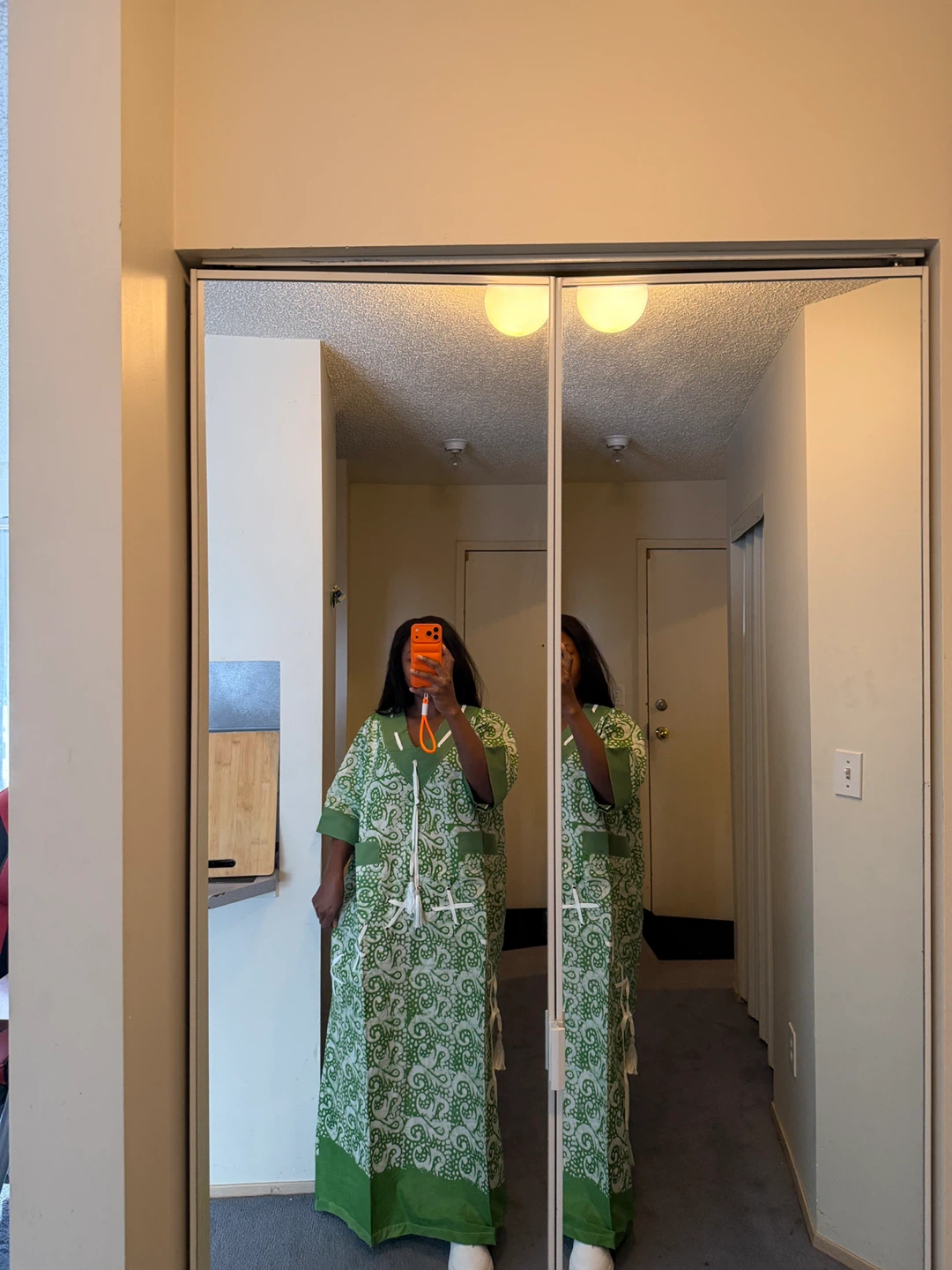 Adire long bubu gown - photo 4