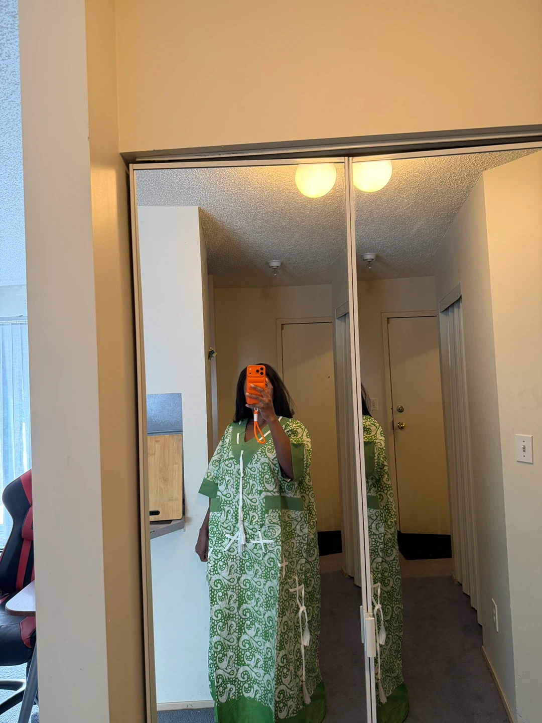 Adire long bubu gown - photo 2