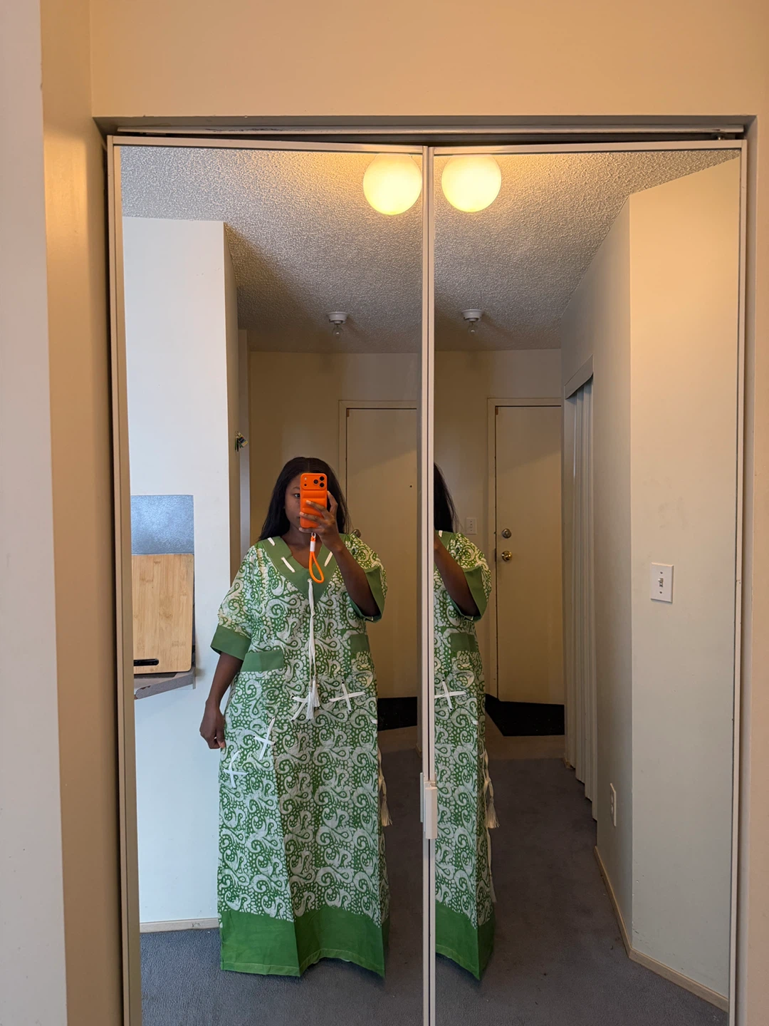 Adire long bubu gown - photo 3