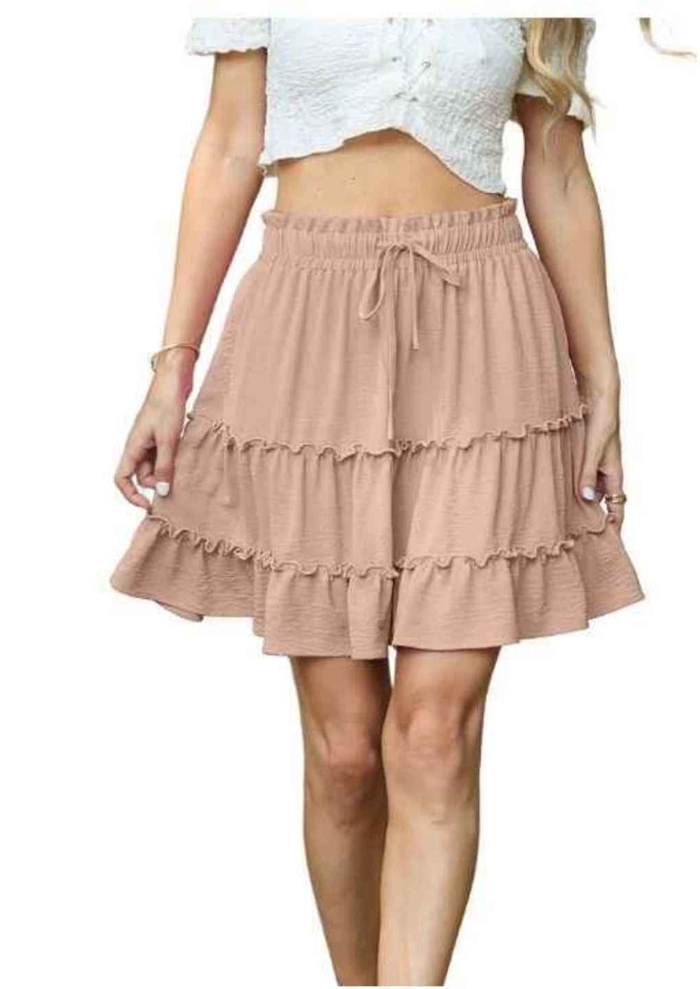 Women's Tiered Flowy Ruffle Skirt