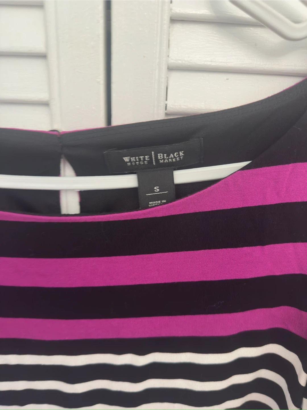 White House Black Market Striped Dress - Size S - photo 3
