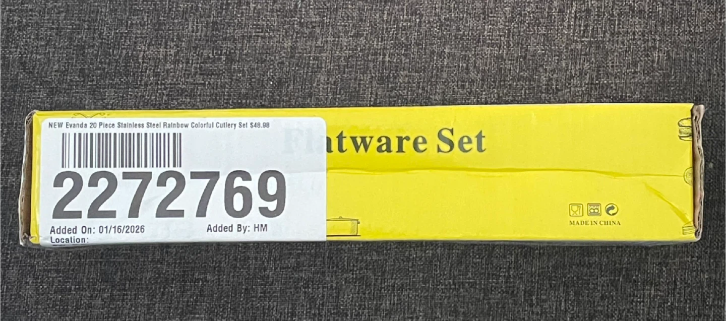 ⚽ 20 Piece Rainbow Flatware Set - photo 3