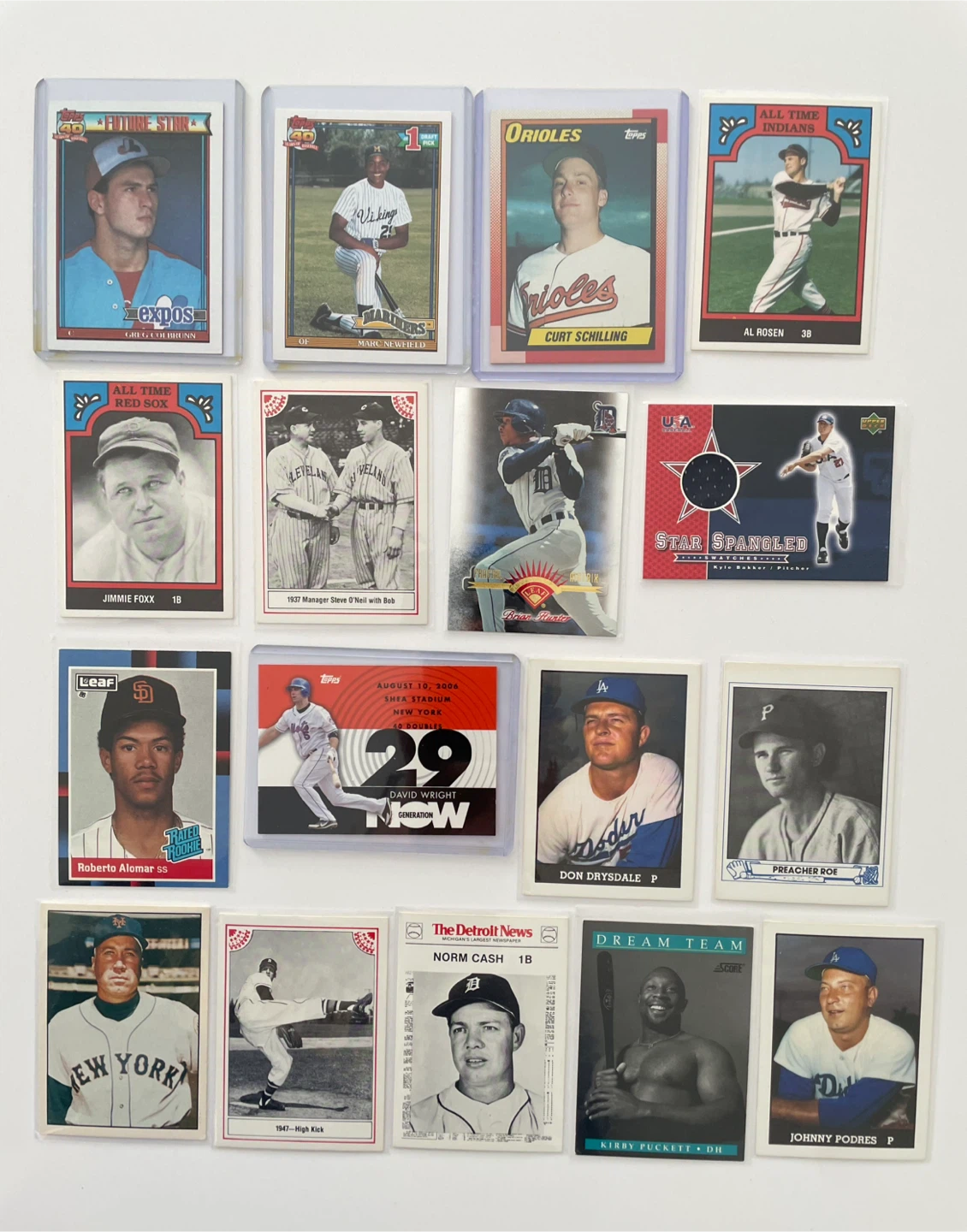 Collection of vintage Baseball Cards