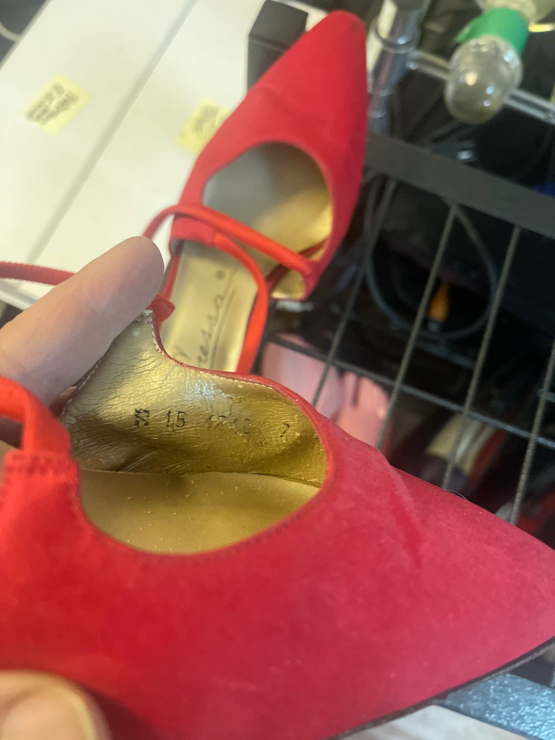 Red Dress Shoes by caressa  Size 7 - photo 3