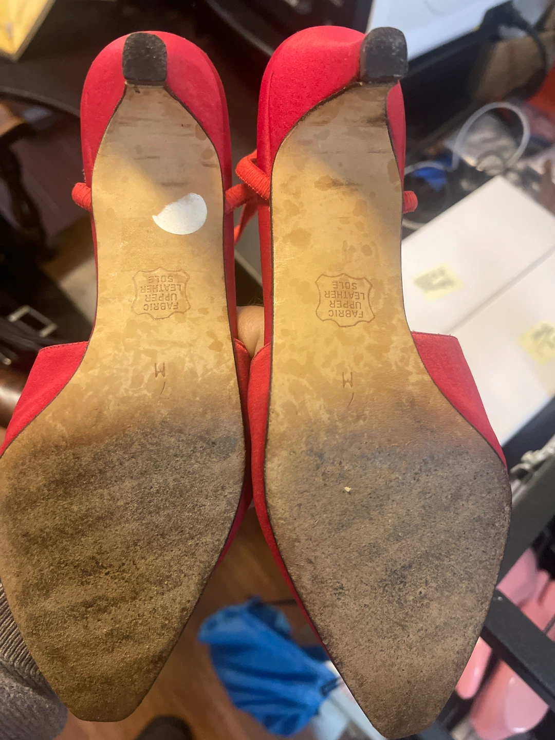 Red Dress Shoes by caressa  Size 7 - photo 2