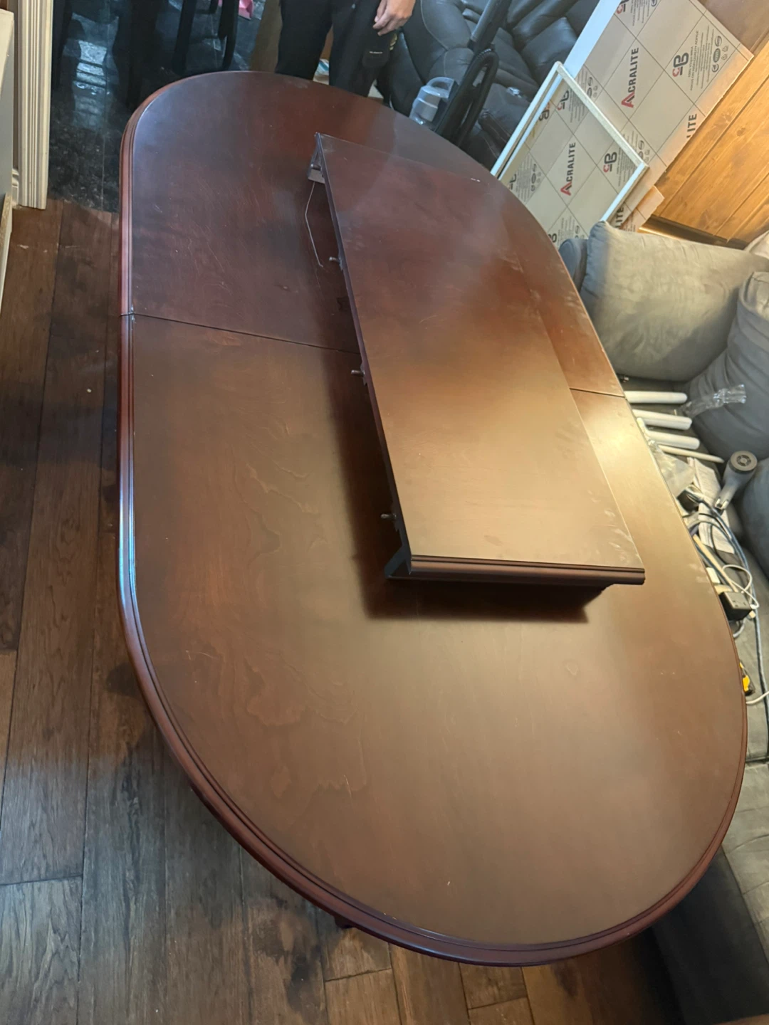 Wooden Dining Table with Leaf - photo 4