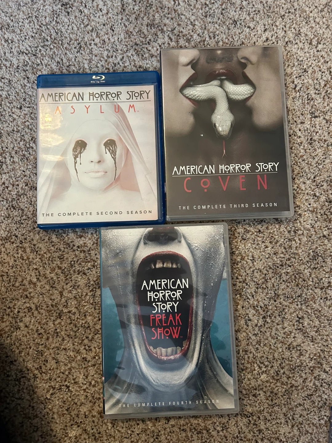 Season 2, 3 and 4 of American Horror Story