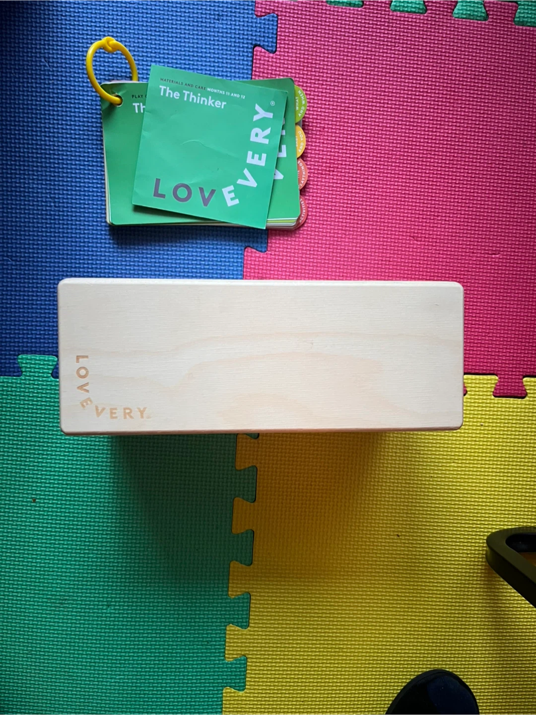 Lovevery The Thinker Play Kit sliding box and play guide - photo 2
