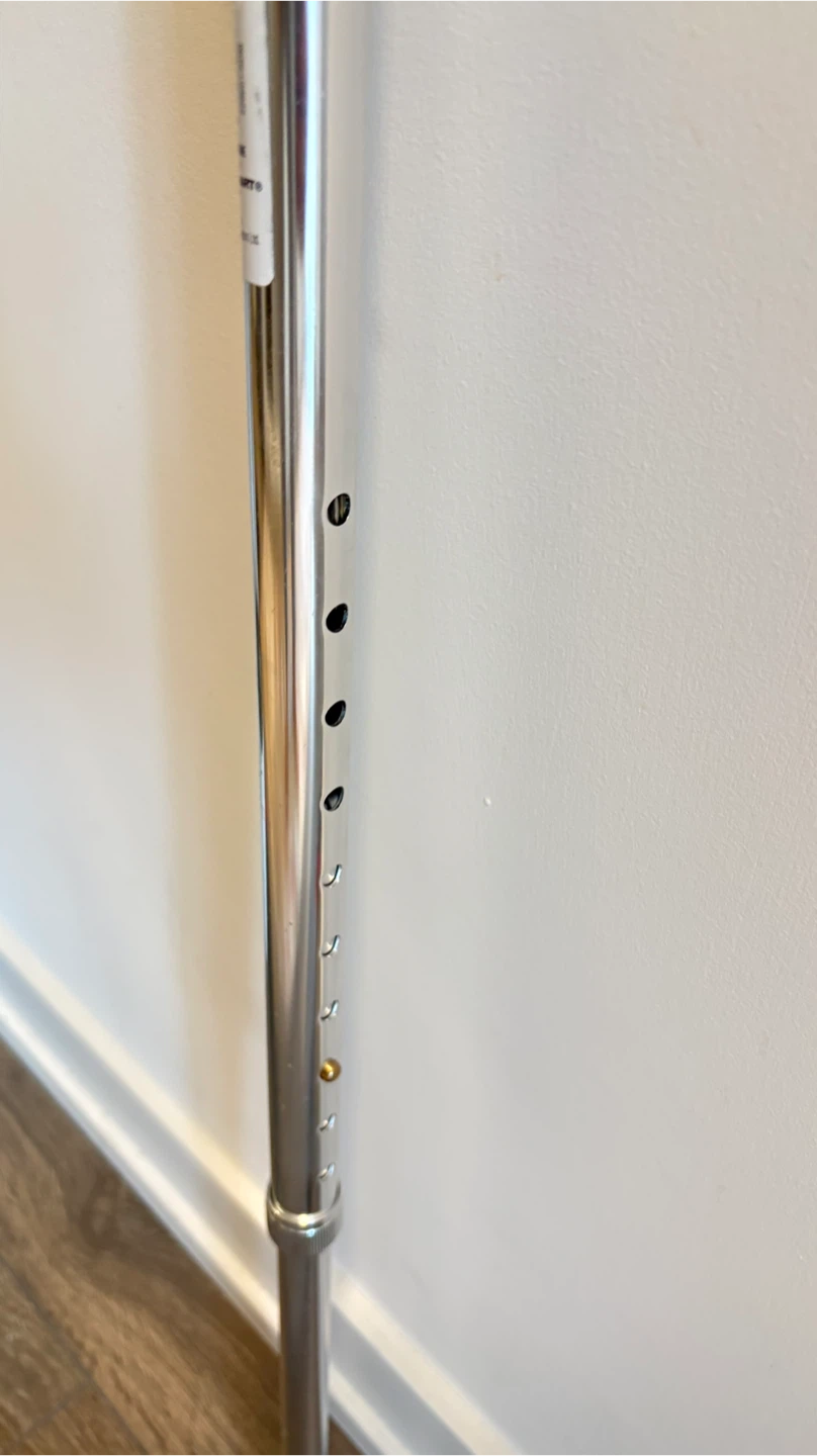 Silver Aluminum Offset Handle Cane - photo 2