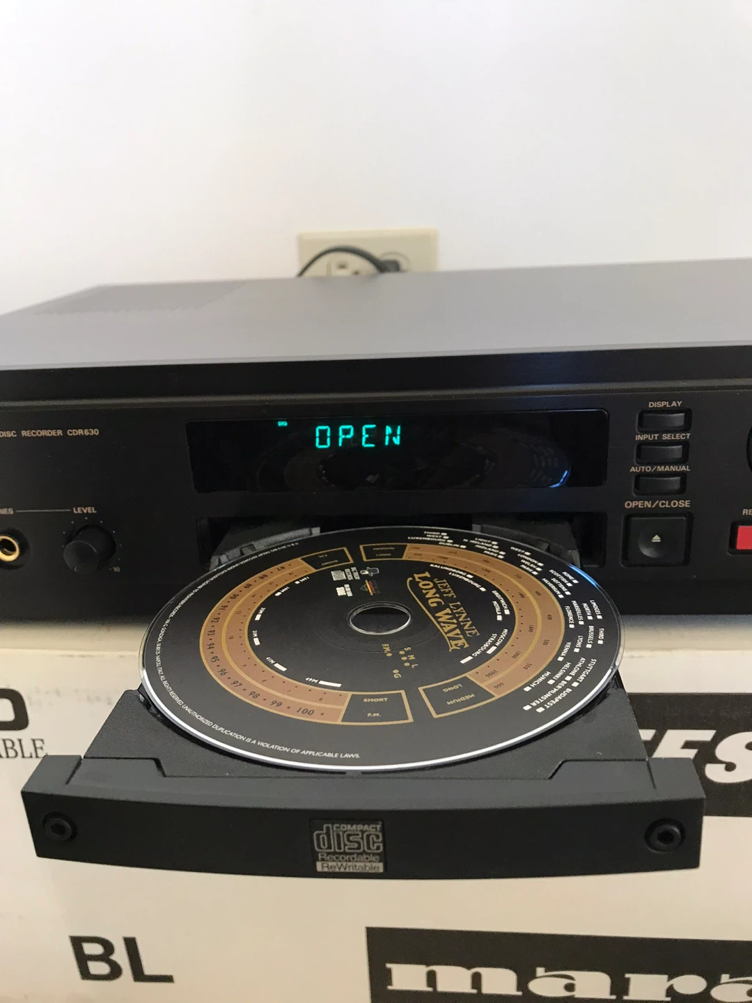 Marantz CDR630 Professional CD Recordable/Rewritable Player - photo 4